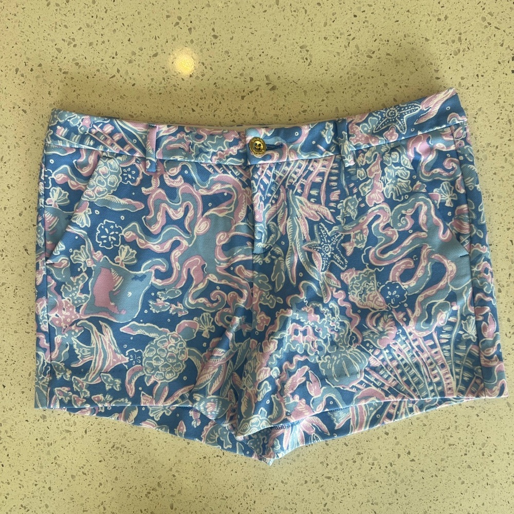 Lilly Pulitzer Callahan Shorts - Boca Blue - Size 12